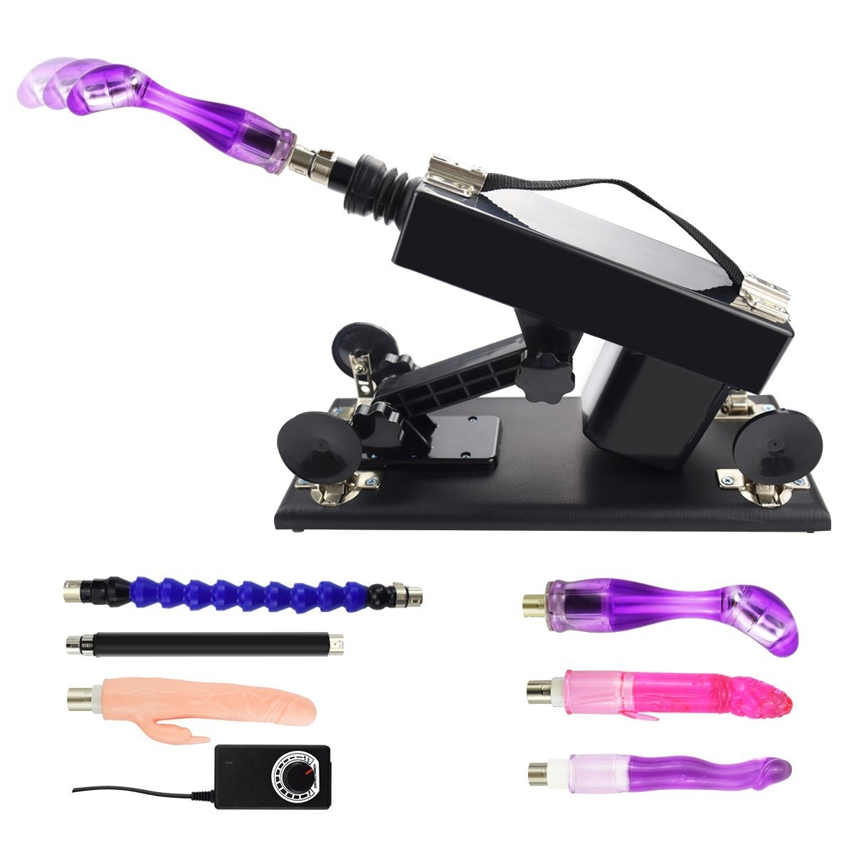 Sex Machine, 3XLR Adapter Love Machine Adjustable Adult Sex Toys with 3  Attachments Automatic Sex Machines for Women and Men