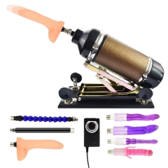 Sex Love Machine Thrusting Dildo Machine 3 XLR Connector Dong Machine